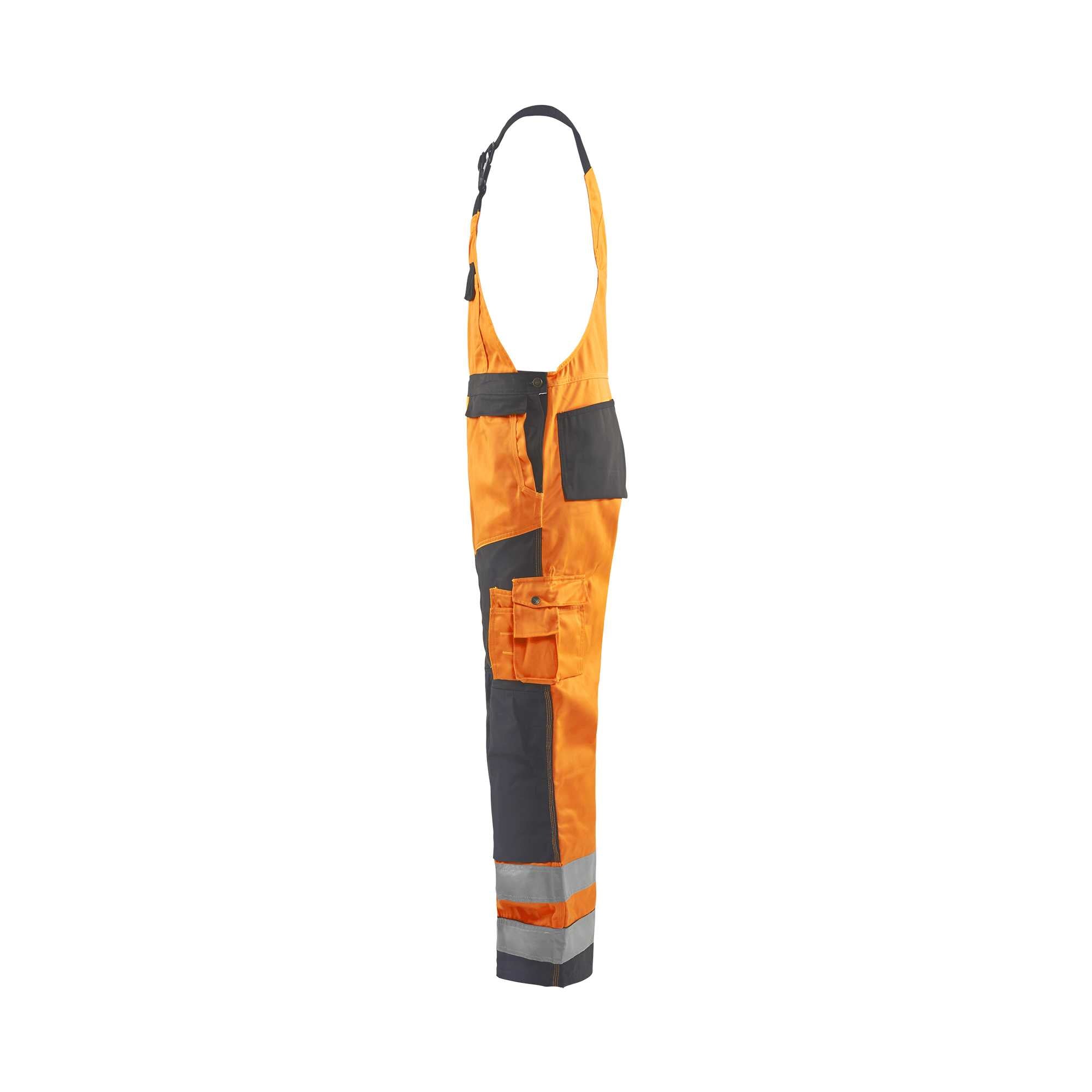 BLAKLADER 26601811 Hi Vis Bib trousers Hi Vis Reflective Work Bib Trousers Men - twill fabric